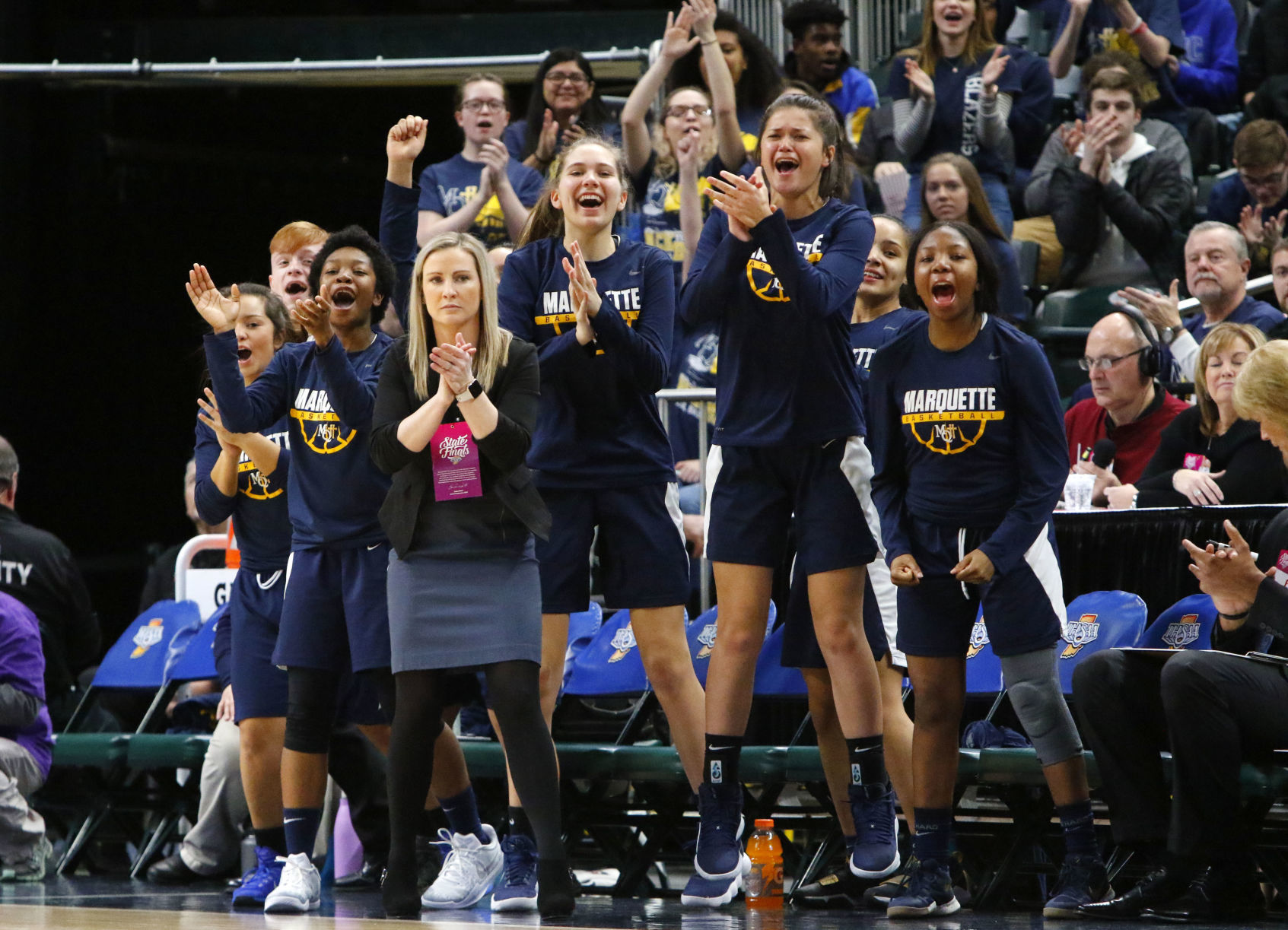 Marquette Catholic vs. Vincennes Rivet in Class A championship